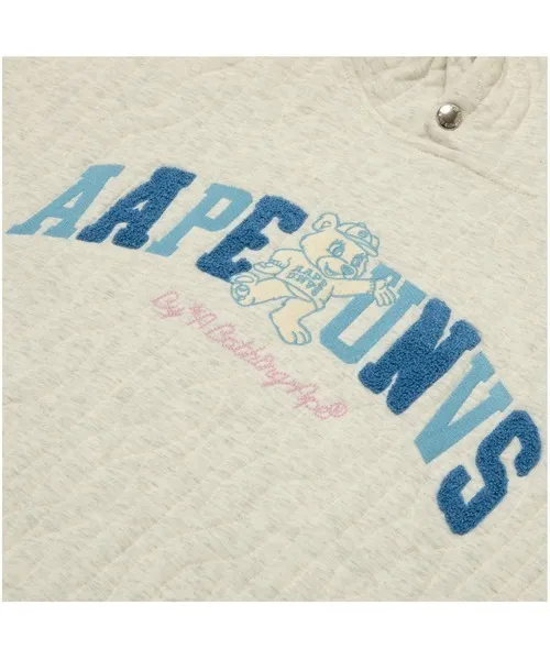 BATHING APE Street Style Long Sleeves Plain Cotton Logo | Buy Online