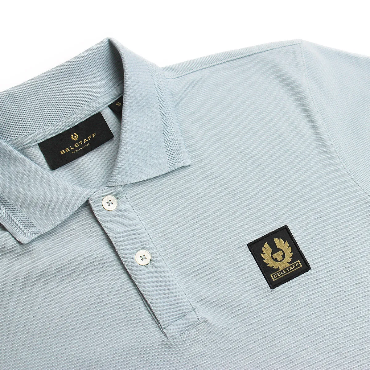 Belstaff - Chalk Blue Short Sleeve Polo Shirt