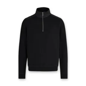 Belstaff Jaxon Quarter Zip Black - Buy Now