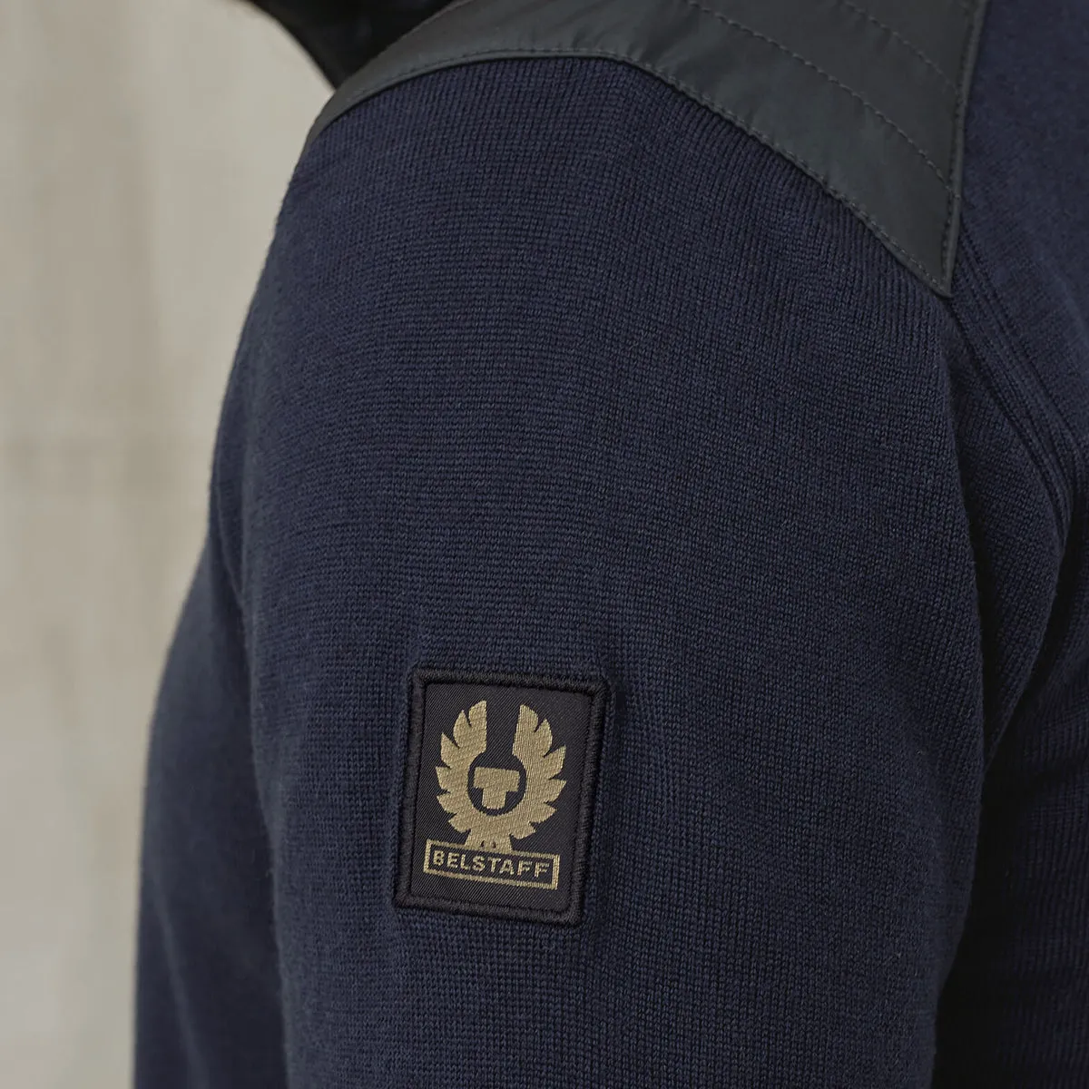 Belstaff Kelby Zip Cardigan, Washed Navy Shop Now.