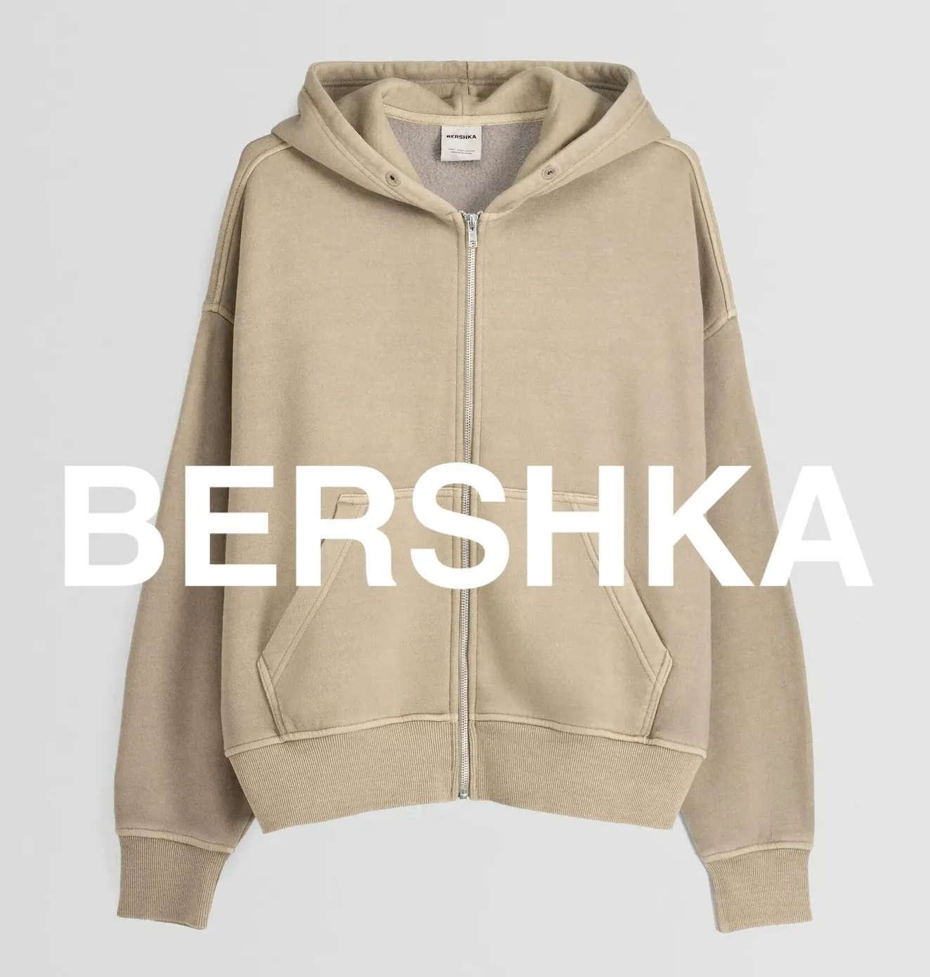 Bershka Hoodies - Street Style Long Sleeve Sweatshirts