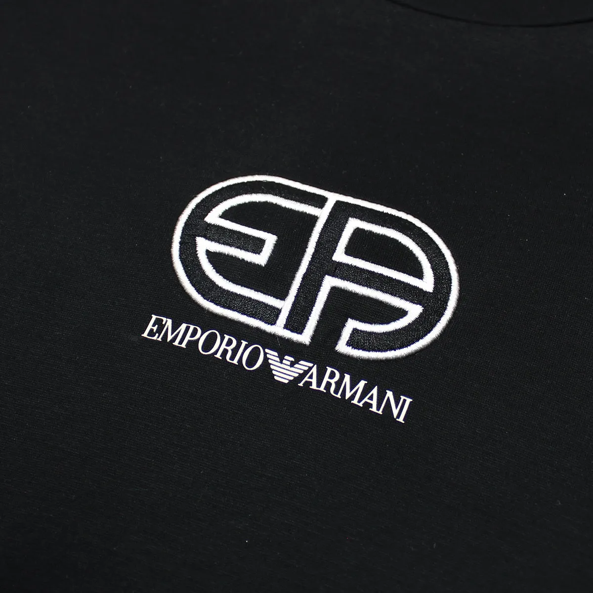 Black Emporio Armani R-EAcreate Logo T-Shirt - Buy Online