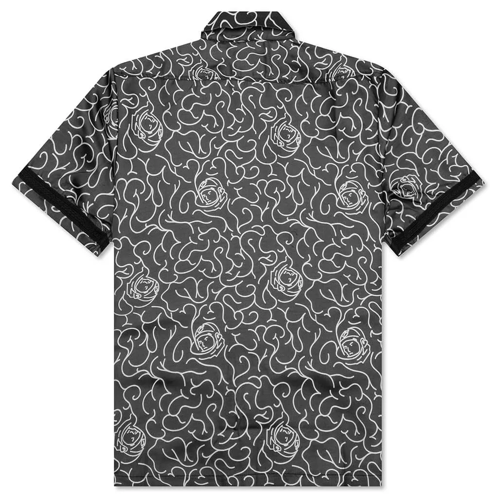 Black Organic Short Sleeve Woven Shirt