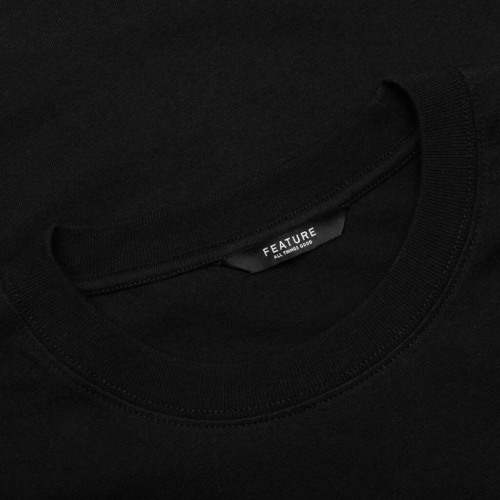 Black Shining Colors Tee