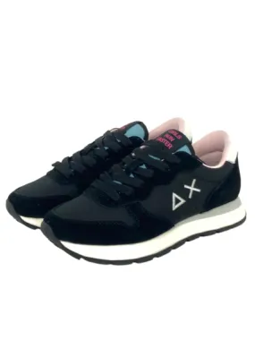 Black women's sneakers Z43201 Ally Solid Nylon.