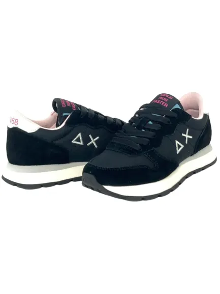 Black women's sneakers Z43201 Ally Solid Nylon.