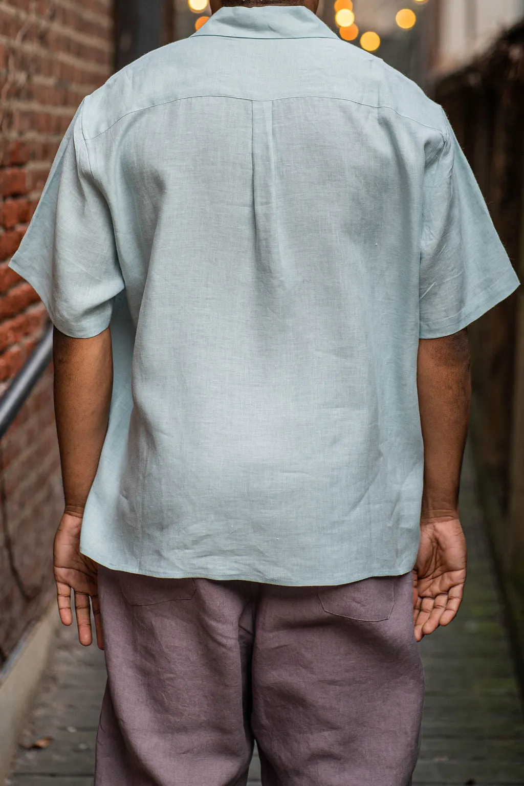 Blluemade Light Blue Belgian Linen Shirt