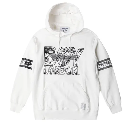 BOY LONDON | Cotton Fringes Oversized Logo | Unisex Street Style