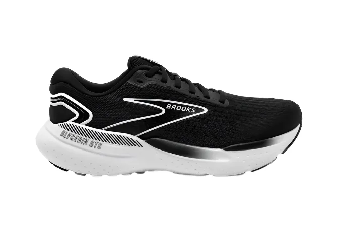 Brooks Glycerin GTS 21 Black Grey White Women's Running Shoes.