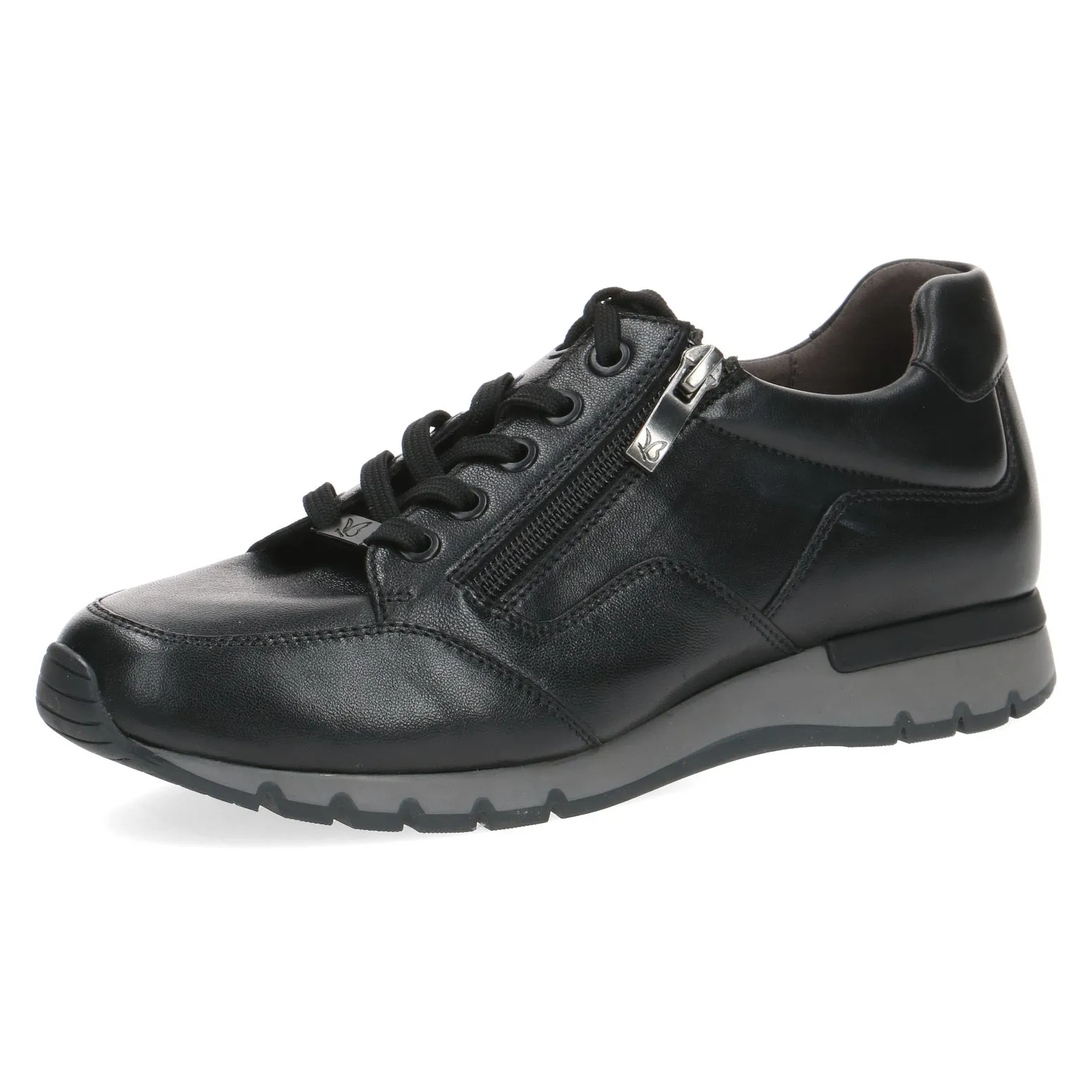 Caprice Black Ladies Sneakers Soft H Fit Trainers 23700-040 - Sale