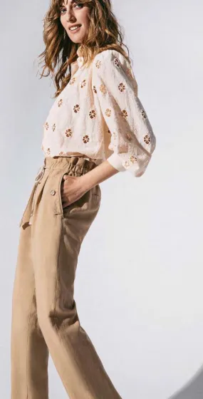 Caramel Linen Trousers