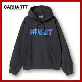 Carhartt Street Style Long Sleeves Logo Hoodies