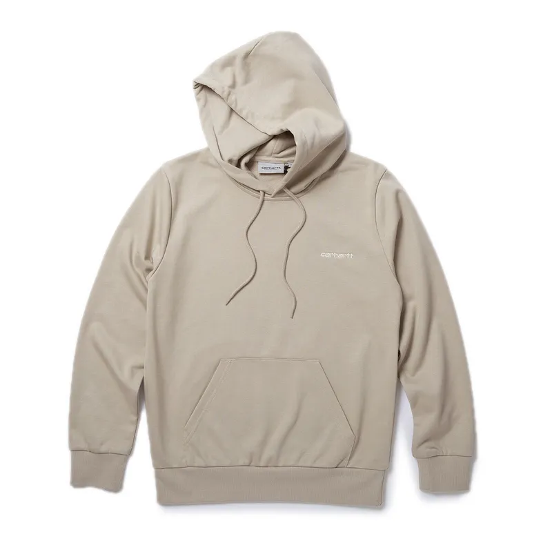 Carhartt Street Style Plain Logo Hoodies with Long Sleeves