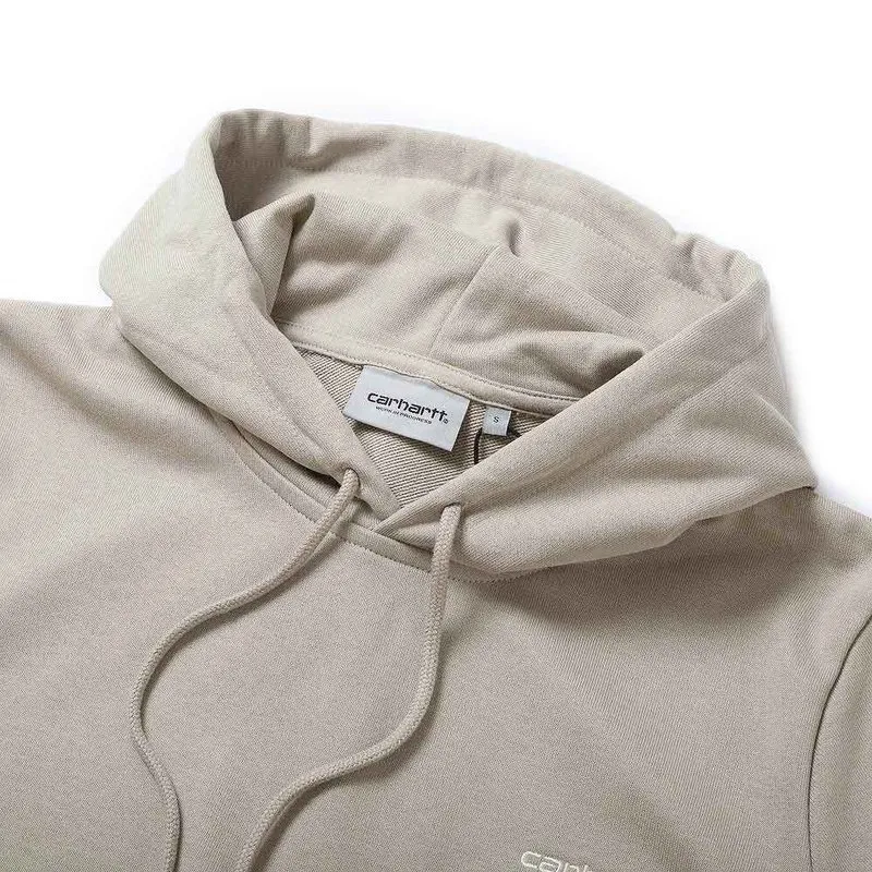 Carhartt Street Style Plain Logo Hoodies with Long Sleeves