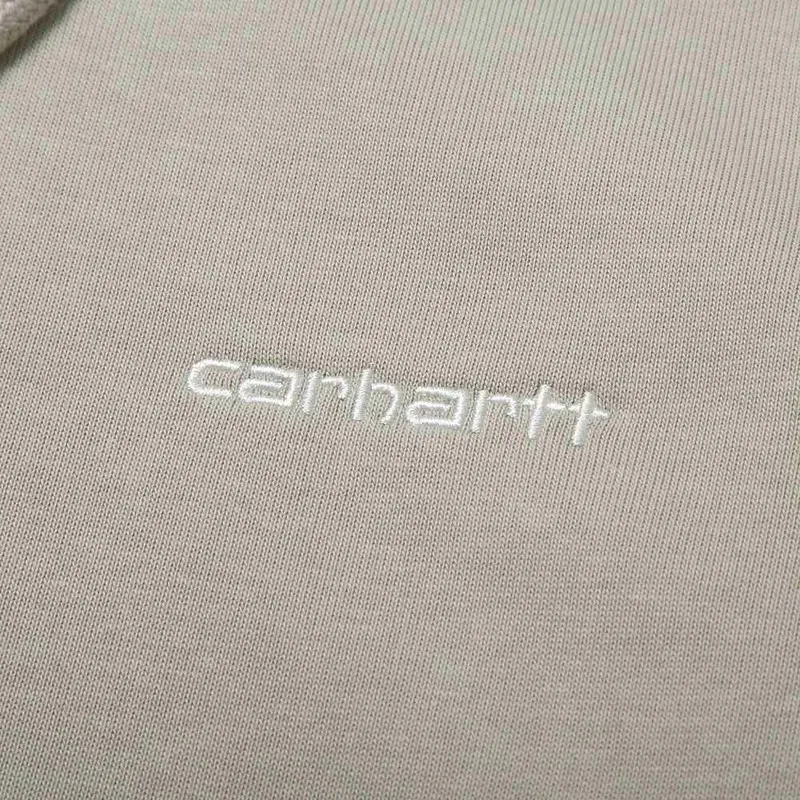 Carhartt Street Style Plain Logo Hoodies with Long Sleeves