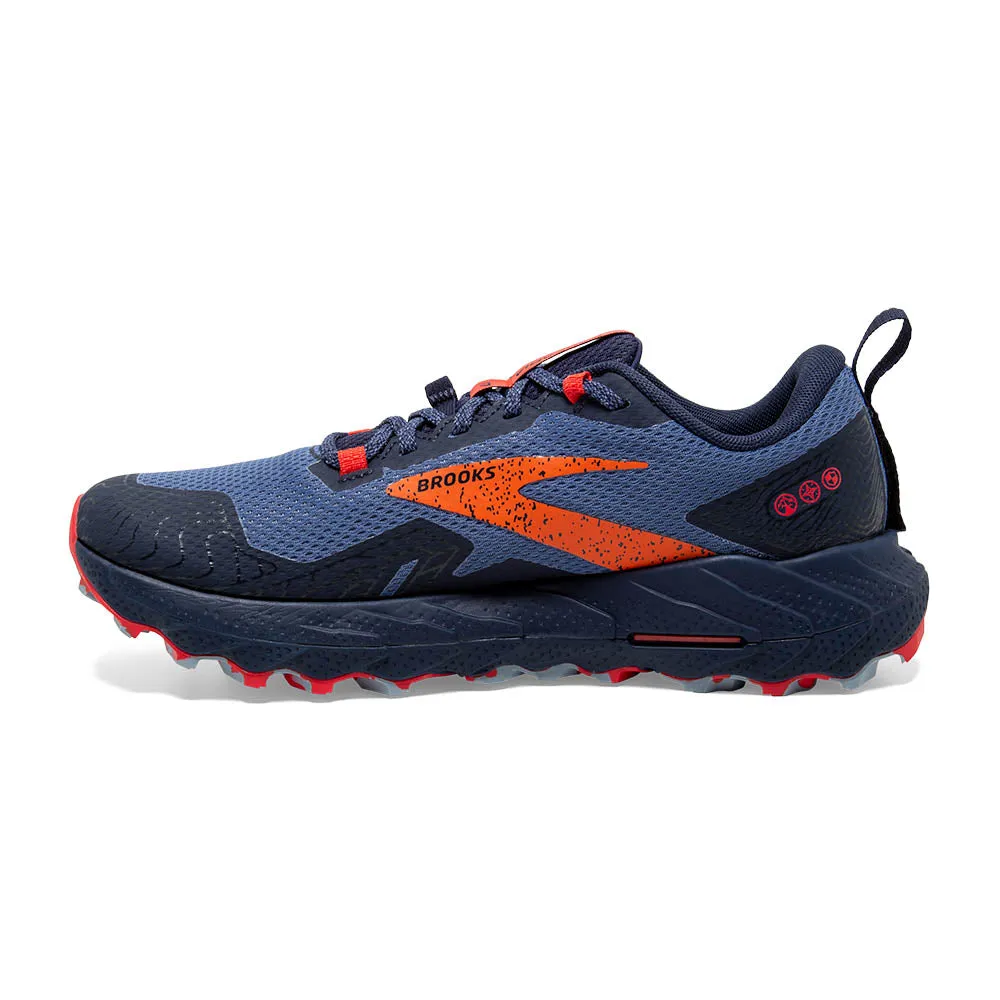 Cascadia Waterproof Trail Runner Navy Women's Size