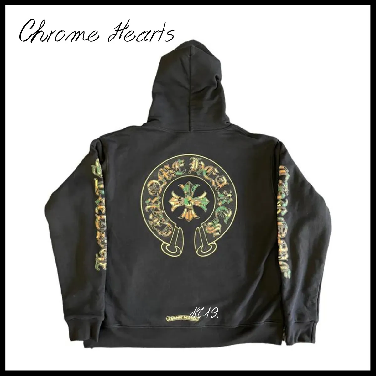 CHROME HEARTS Unisex Hoodies - Street Style