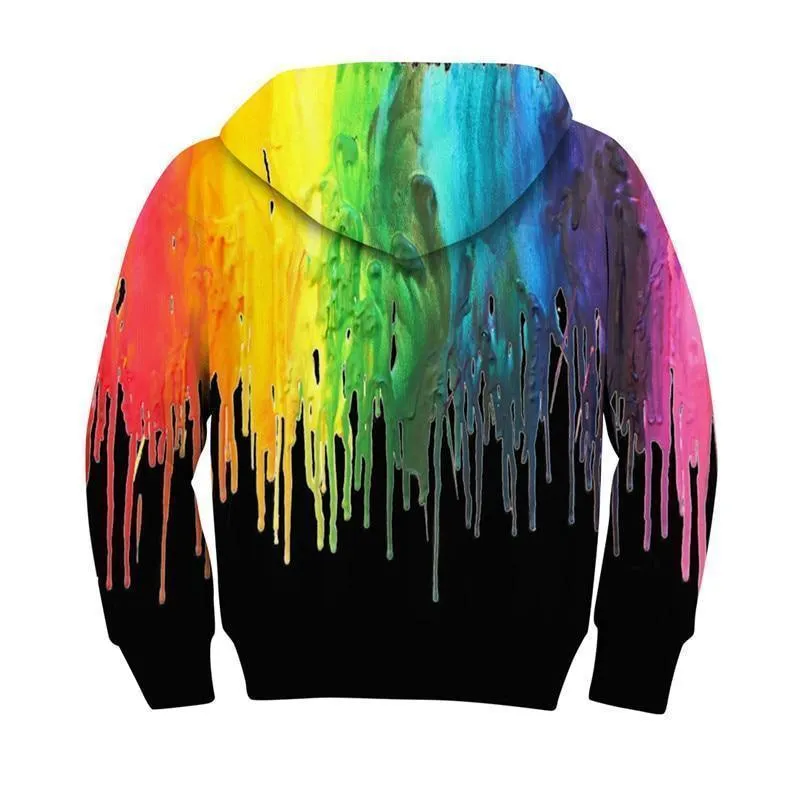 Colorful 3D Kids Hoodies in Unisex Styles