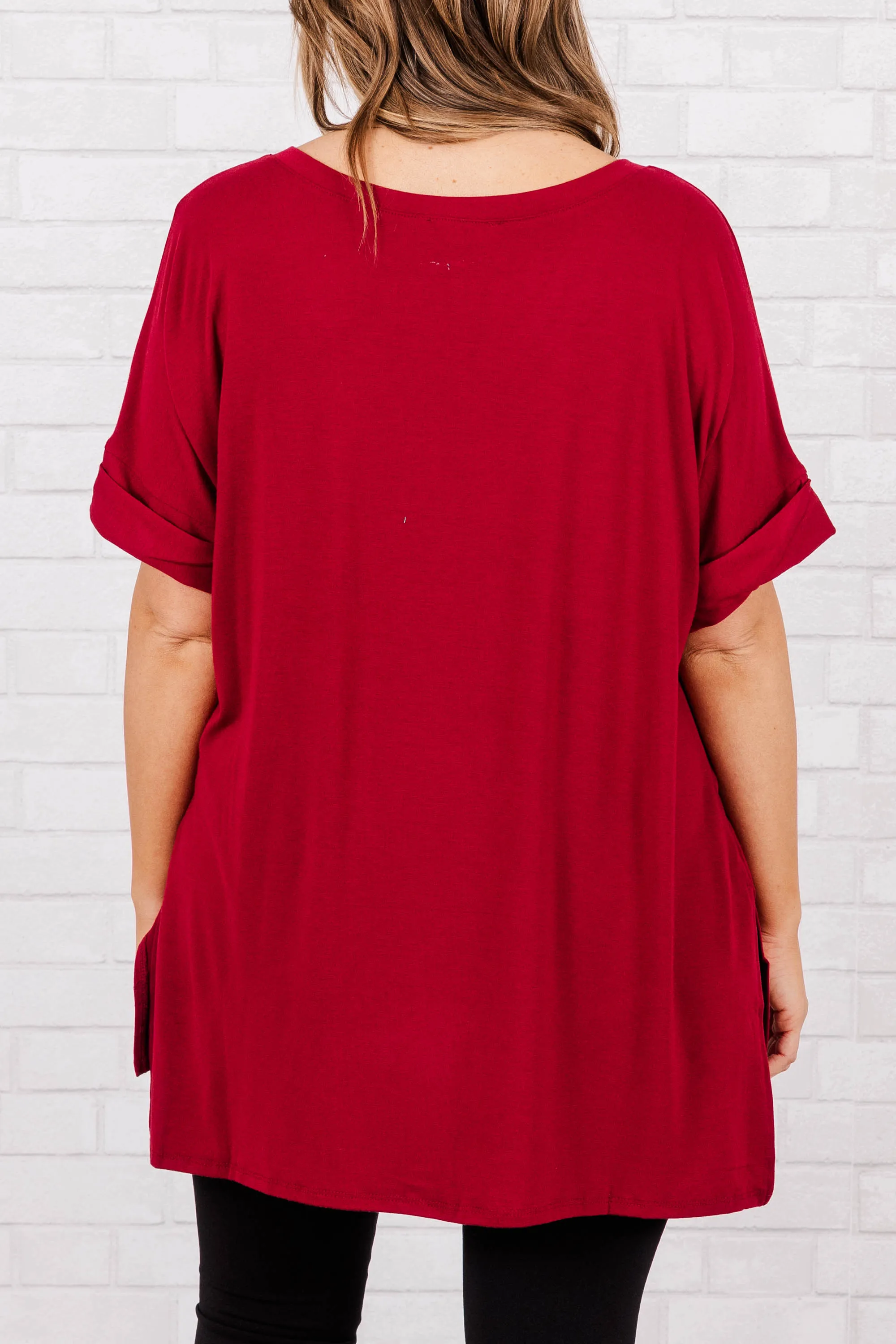 Comfortable Travel Tops in Cabernet - Shop Now!