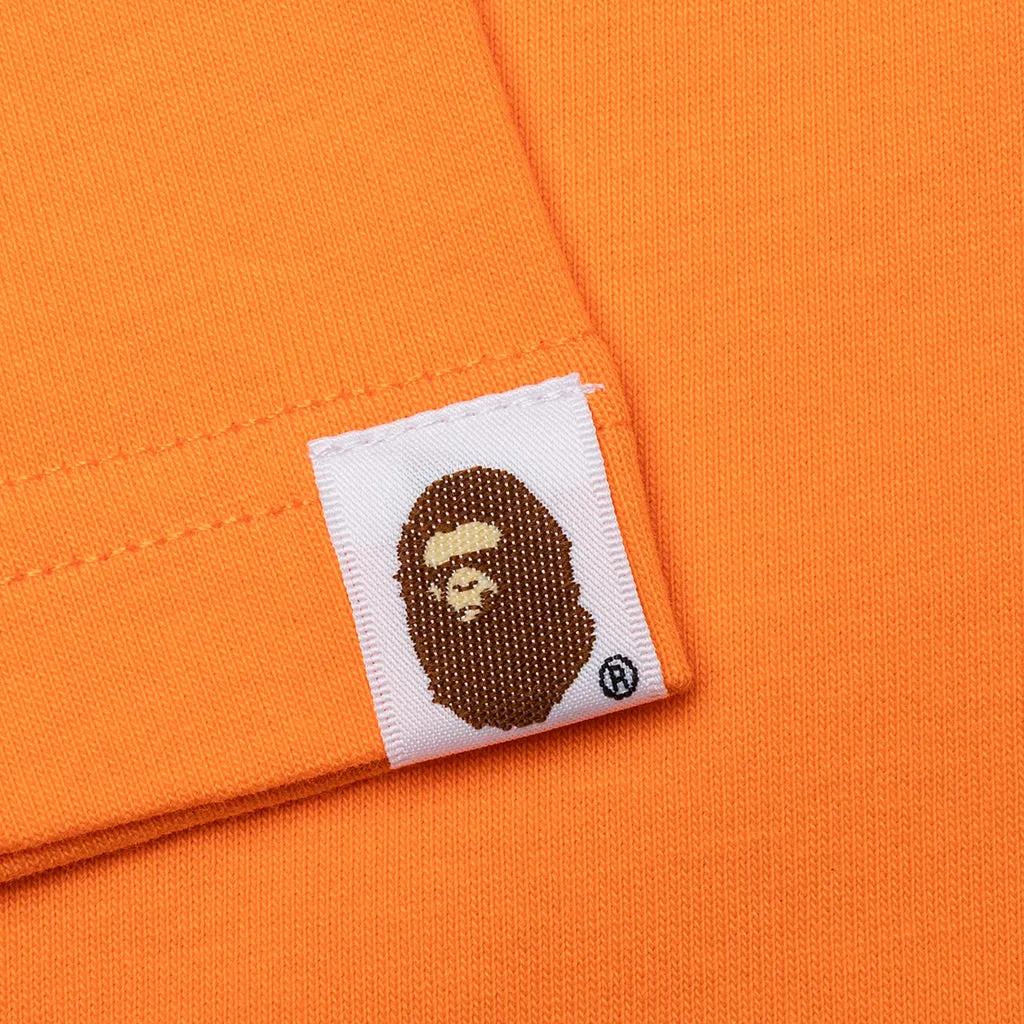 Comic Art Ape Head Loose T-shirt - Orange