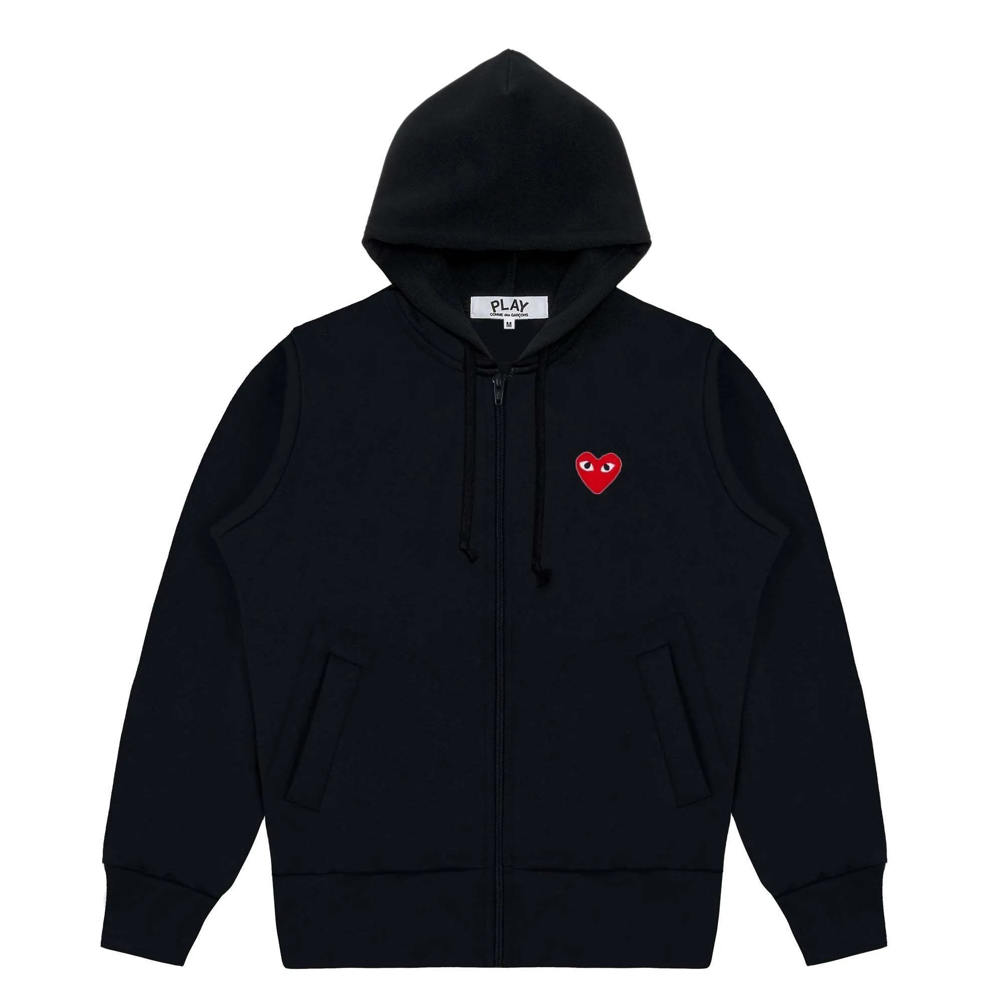 COMME des GARCONS Heart Logo Hoodies & Sweatshirts - Long Sleeves Cotton