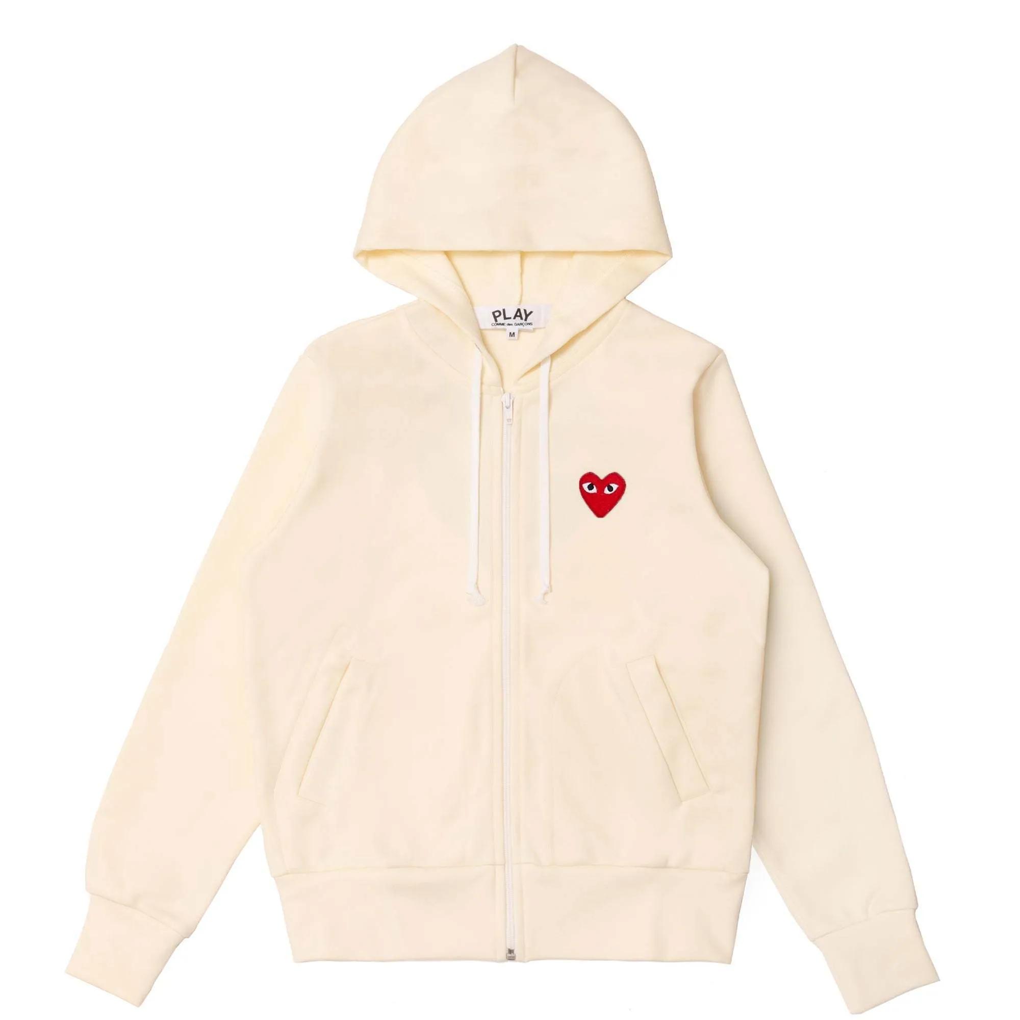 COMME des GARCONS Heart Logo Hoodies & Sweatshirts - Long Sleeves Cotton