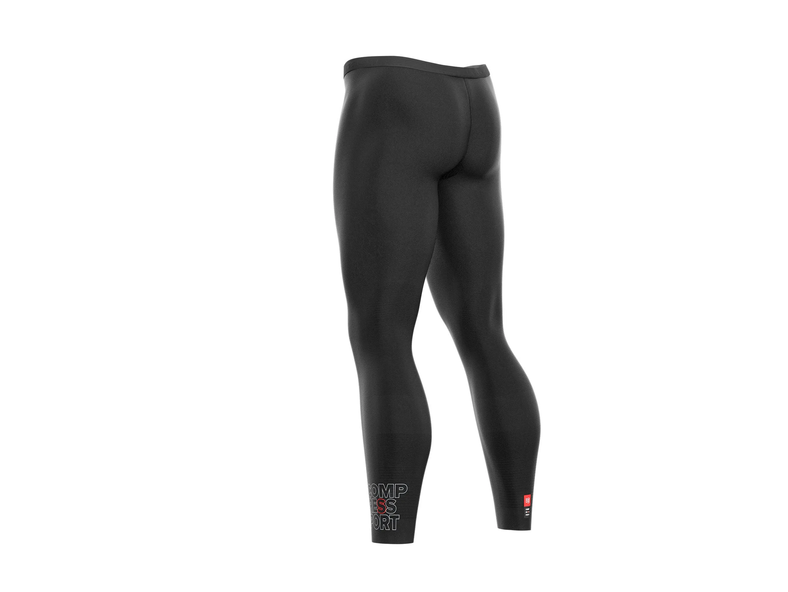 Compressport Men's Full Tights for Running Compression