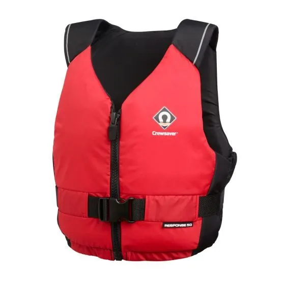 Crewsaver Response 50N Life Jacket - Black/Red