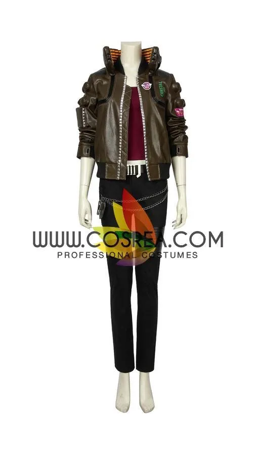 Cyberpunk 2077 Women's PU Leather Cosplay Costume - Buy Now!