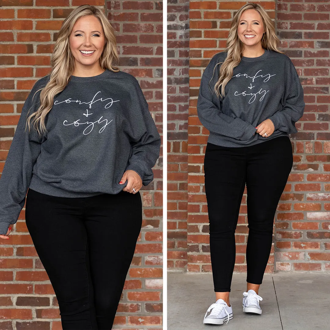 Dark Heather Cozy Sweatshirt - Ultimate Comfort