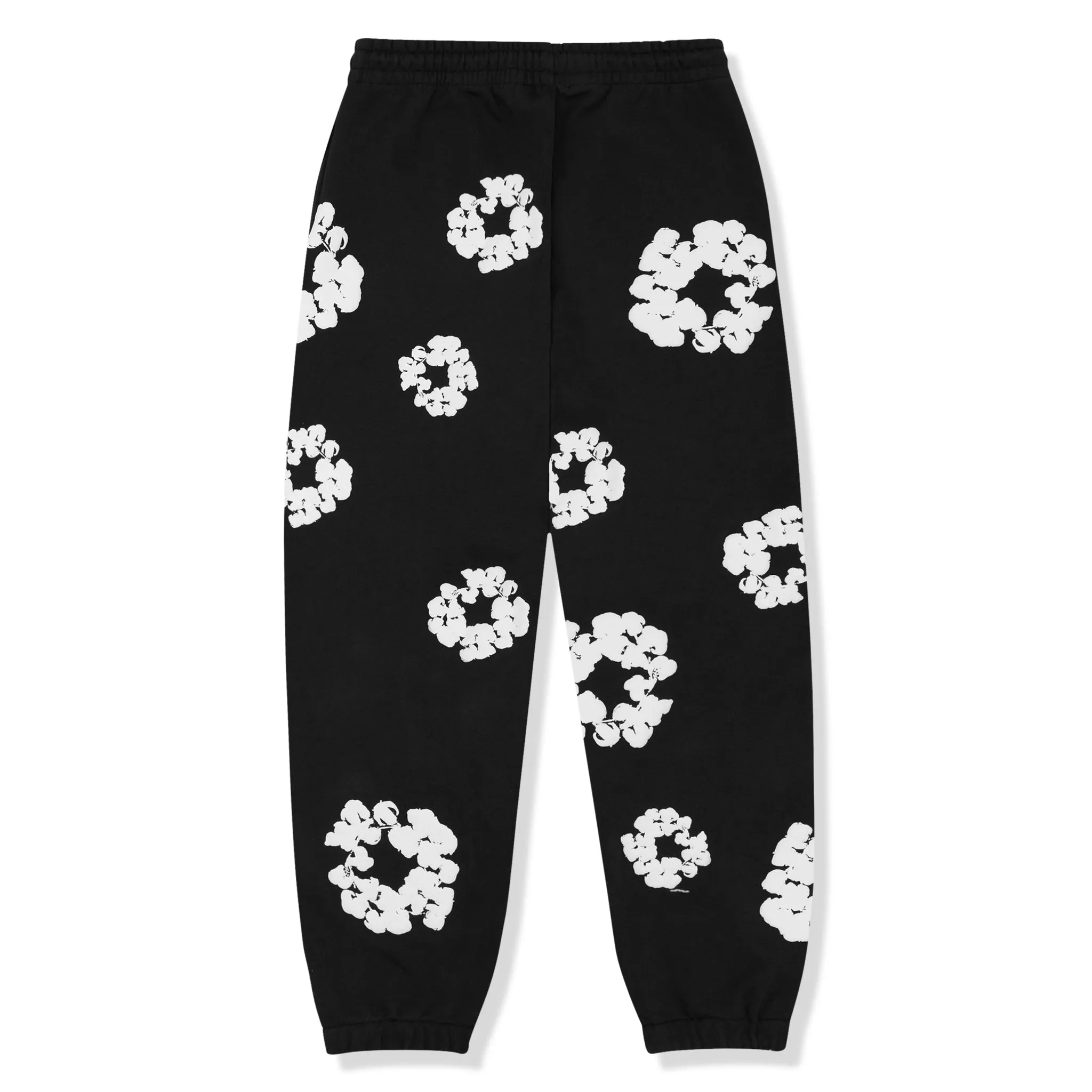 Denim Tears Black Cotton Wreath Sweatpants