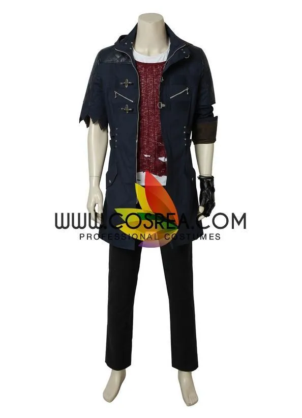 Devil May Cry 5 Nero Dark Navy Cosplay Outfit