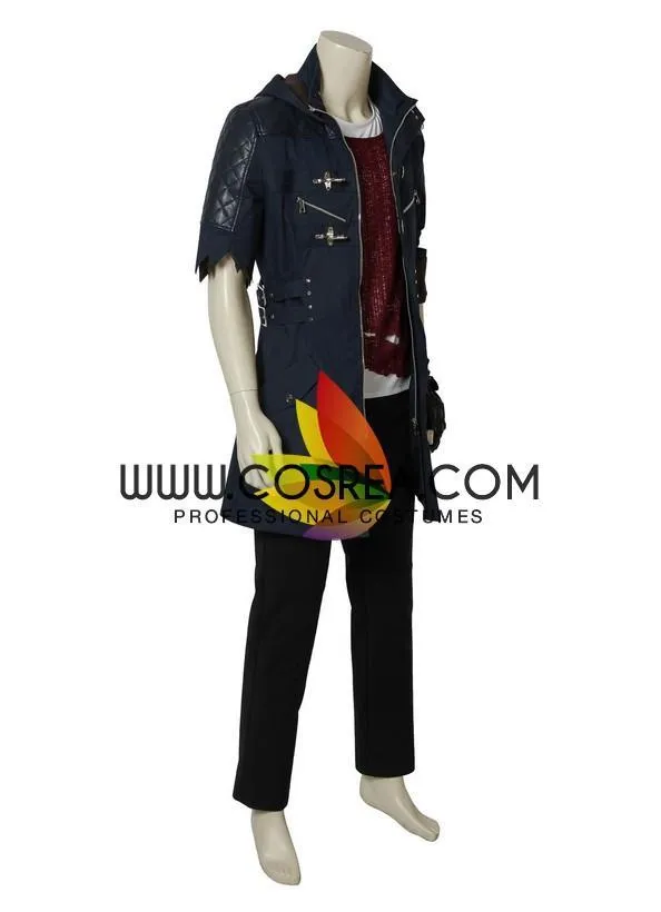 Devil May Cry 5 Nero Dark Navy Cosplay Outfit