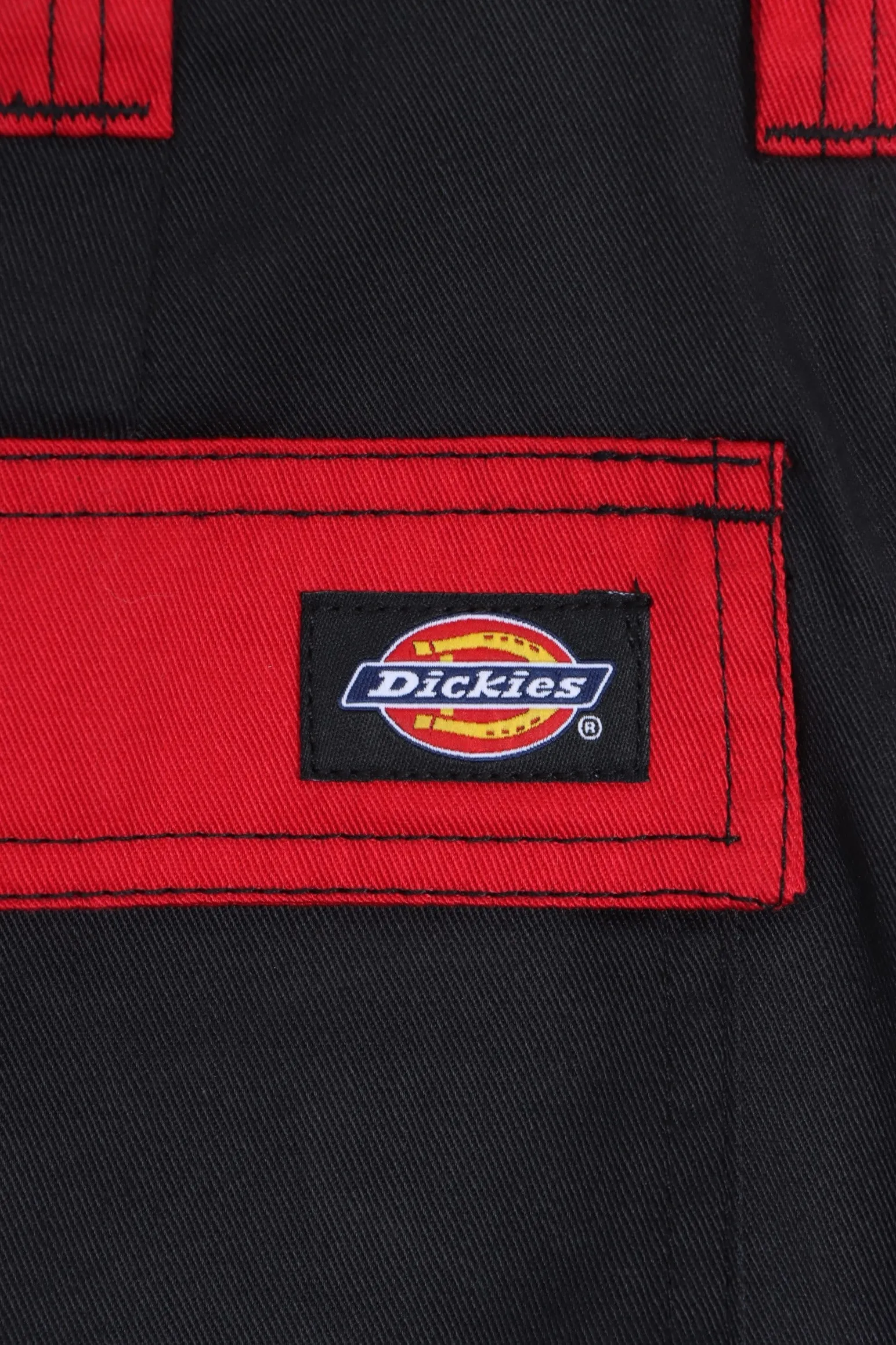 DICKIES Black and Red Cargo Pants, Workwear, Sizes XS-S