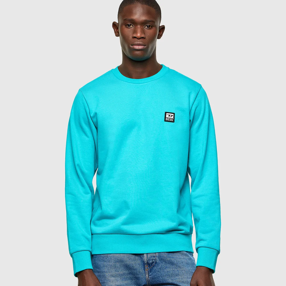 Diesel Turquoise S-GIRK-K12 Sweatshirt - Price, Reviews, and Availability