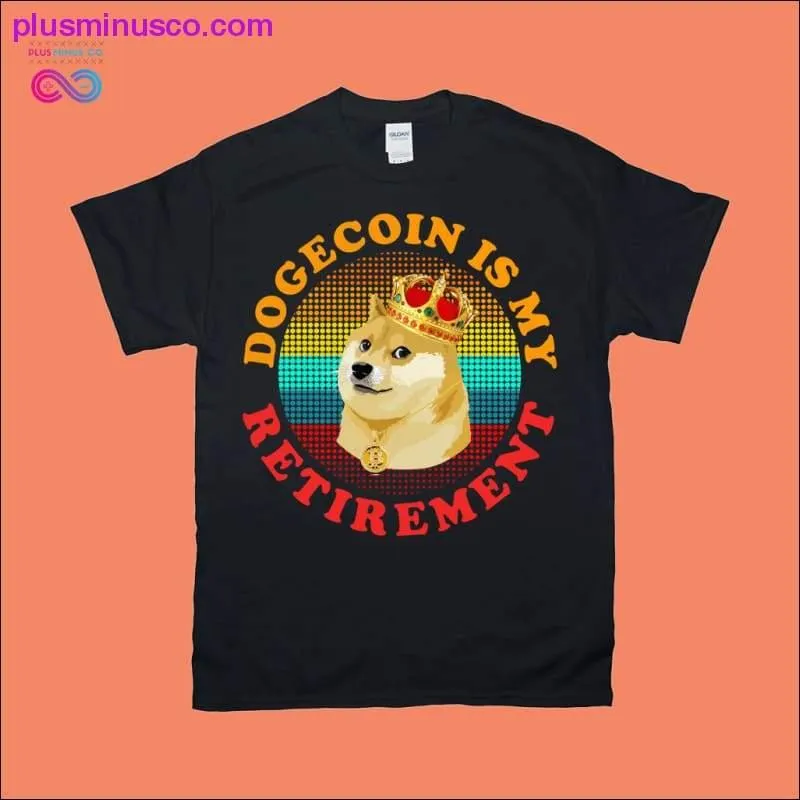 Dogecoin retirement investment | Spiral Dots | Vintage Sunset