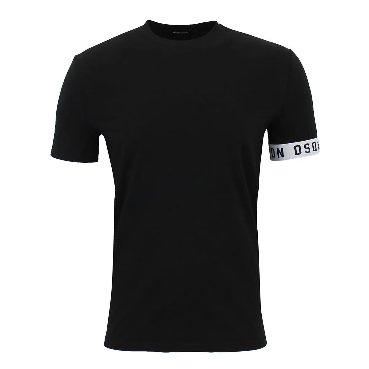 DSQUARED2 black Icon sleeve band t-shirt - DSQ2, buy now!