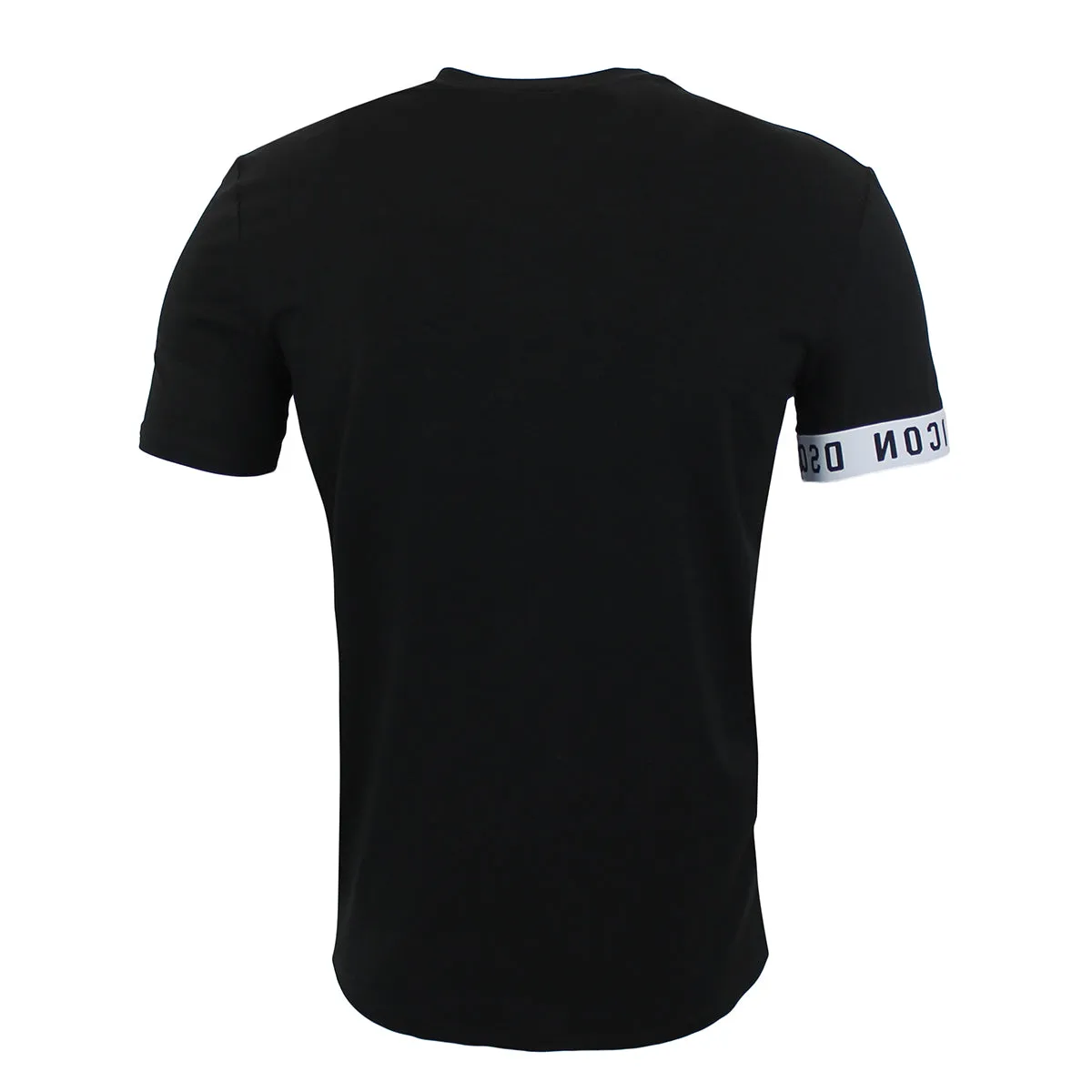 DSQUARED2 black Icon sleeve band t-shirt - DSQ2, buy now!