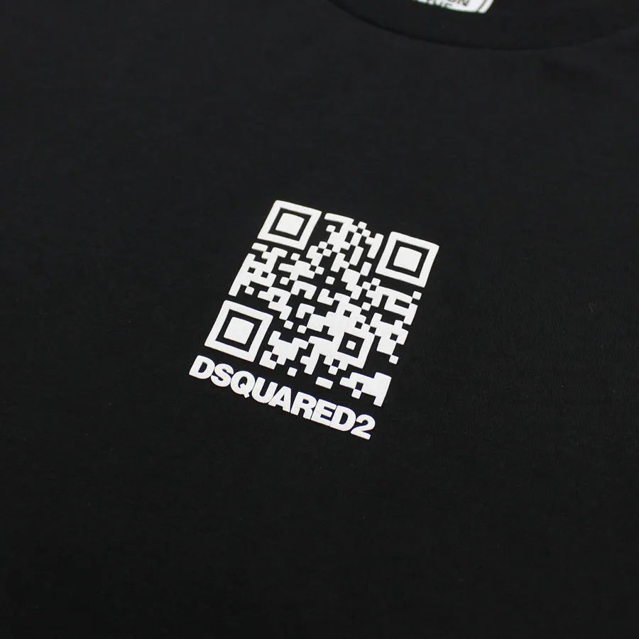 DSQUARED2 - Black QR Code Logo T-Shirt