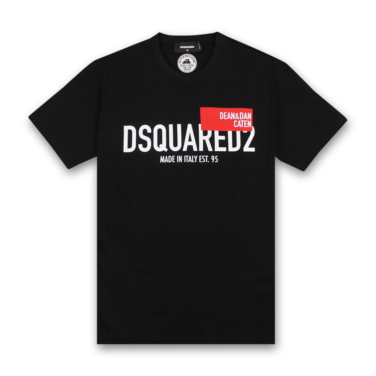 DSQUARED2 Black Red Tag T-Shirt