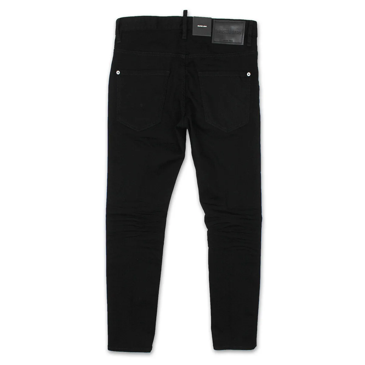 DSQUARED2 - Black Trash Bull Wash Super Twinky Jeans