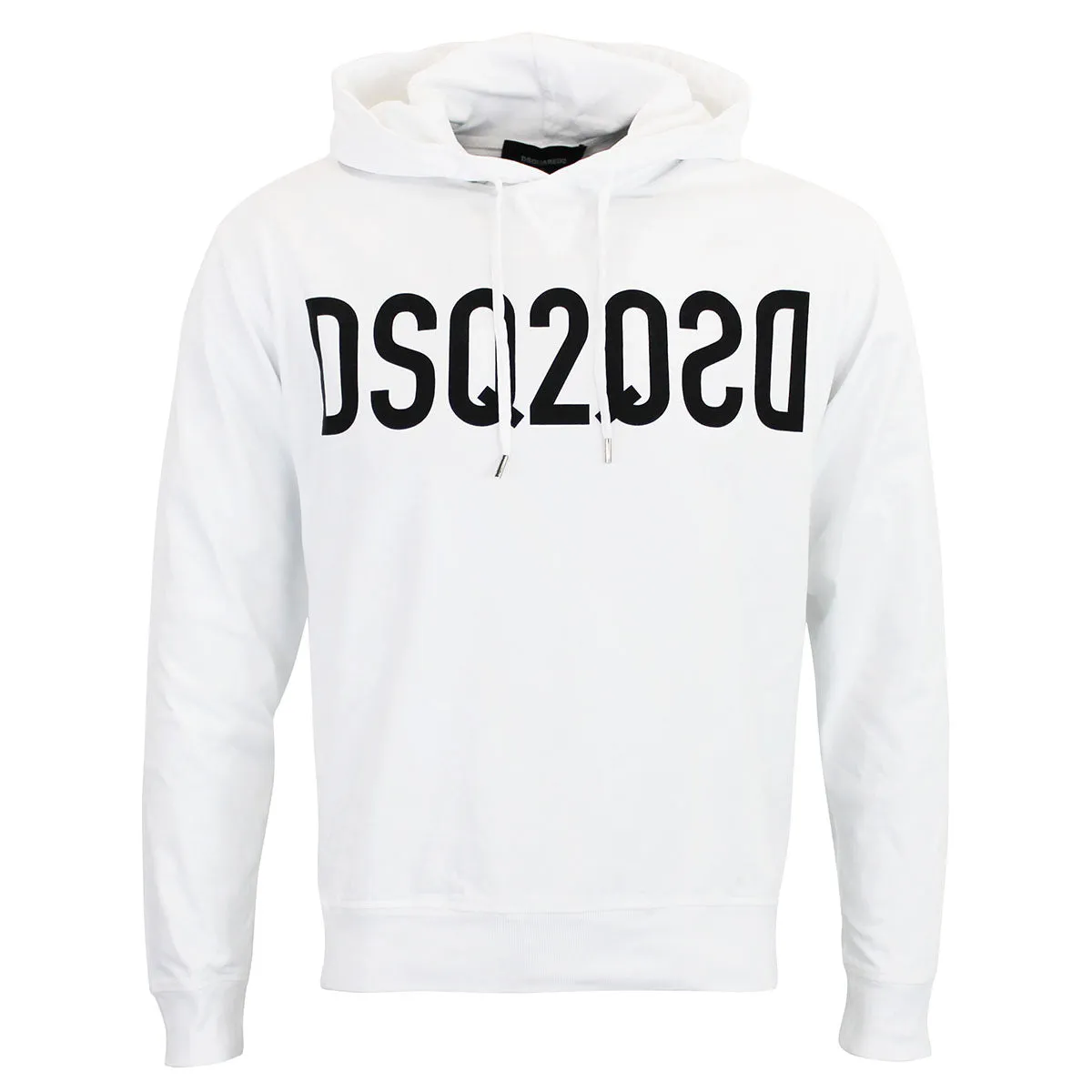 DSQUARED2 - DSQ2 Logo White Hooded Sweatshirt