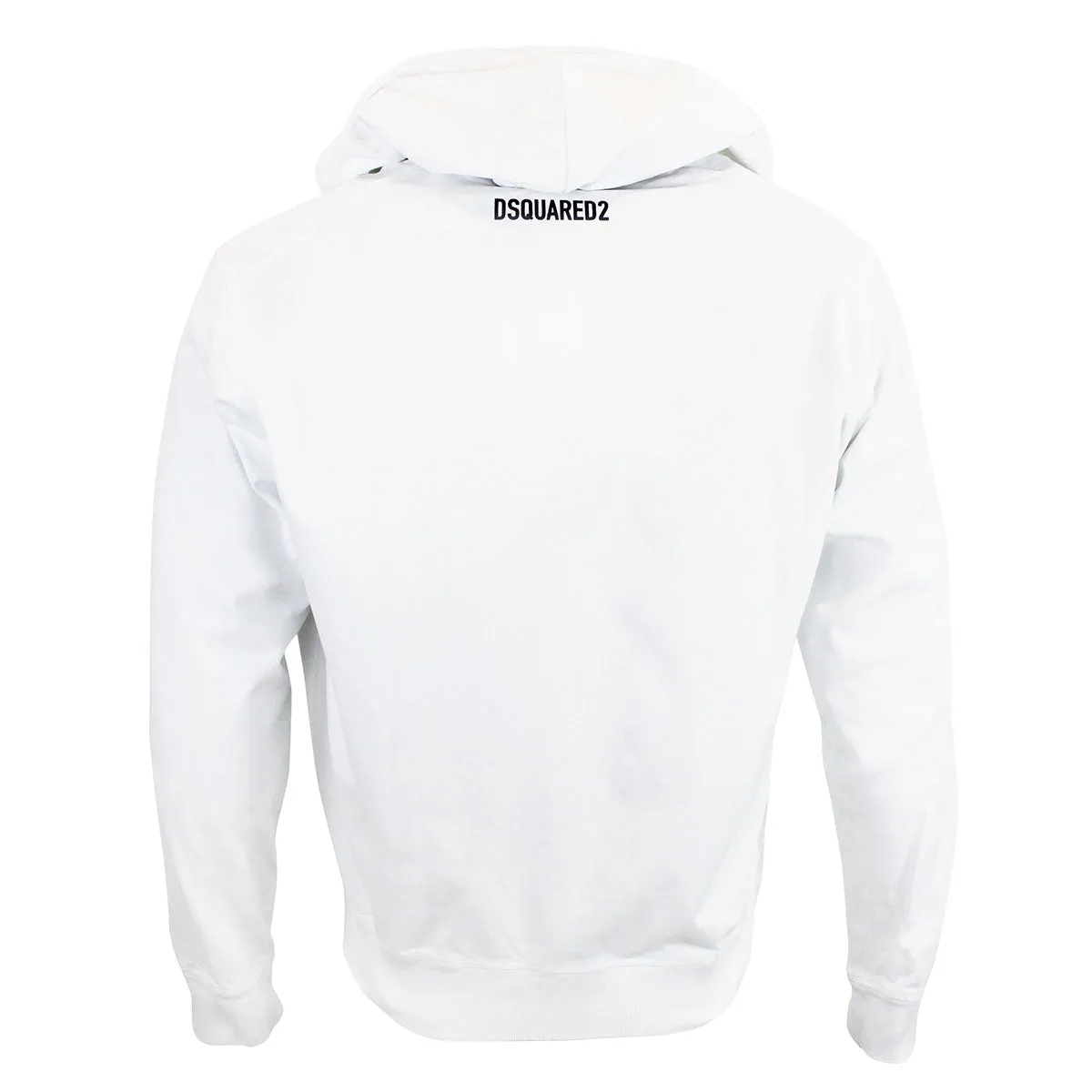 DSQUARED2 - DSQ2 Logo White Hooded Sweatshirt