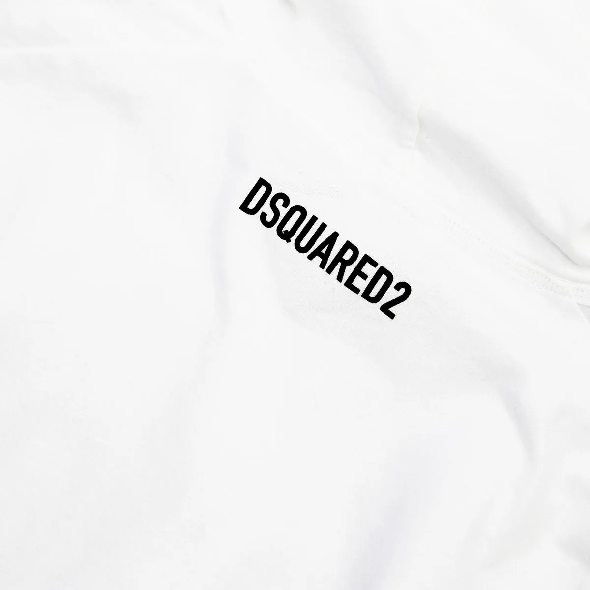 DSQUARED2 - DSQ2 Logo White Hooded Sweatshirt