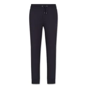 Emporio Armani Navy Fleece Drawstring Joggers