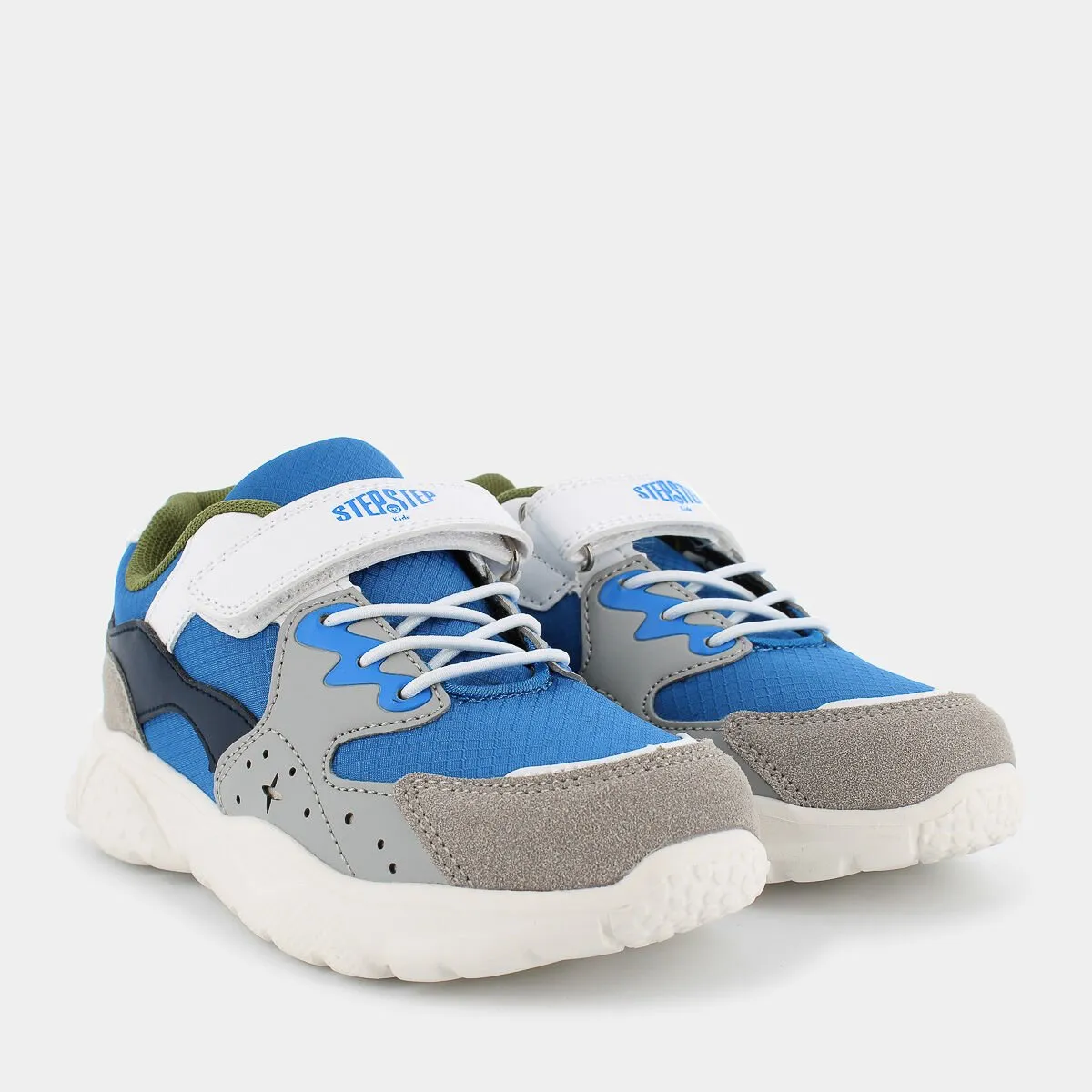 ES-E24B-03AZZURRO blue sneakers