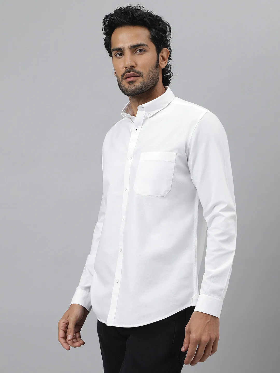 Essential Oxford White Shirt Replay Button down