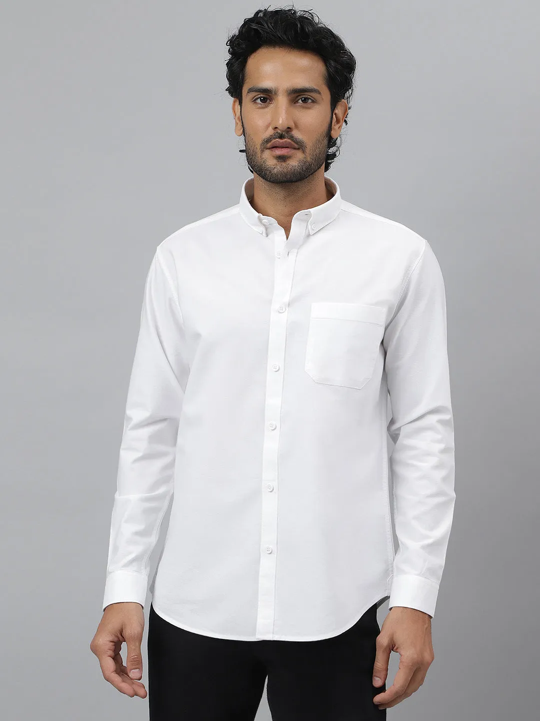 Essential Oxford White Shirt Replay Button down