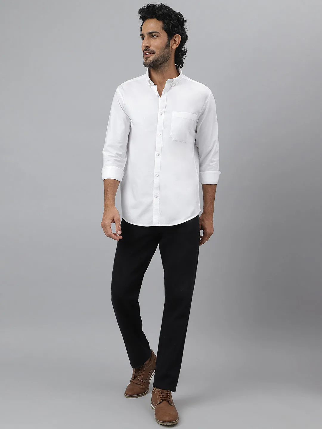 Essential Oxford White Shirt Replay Button down