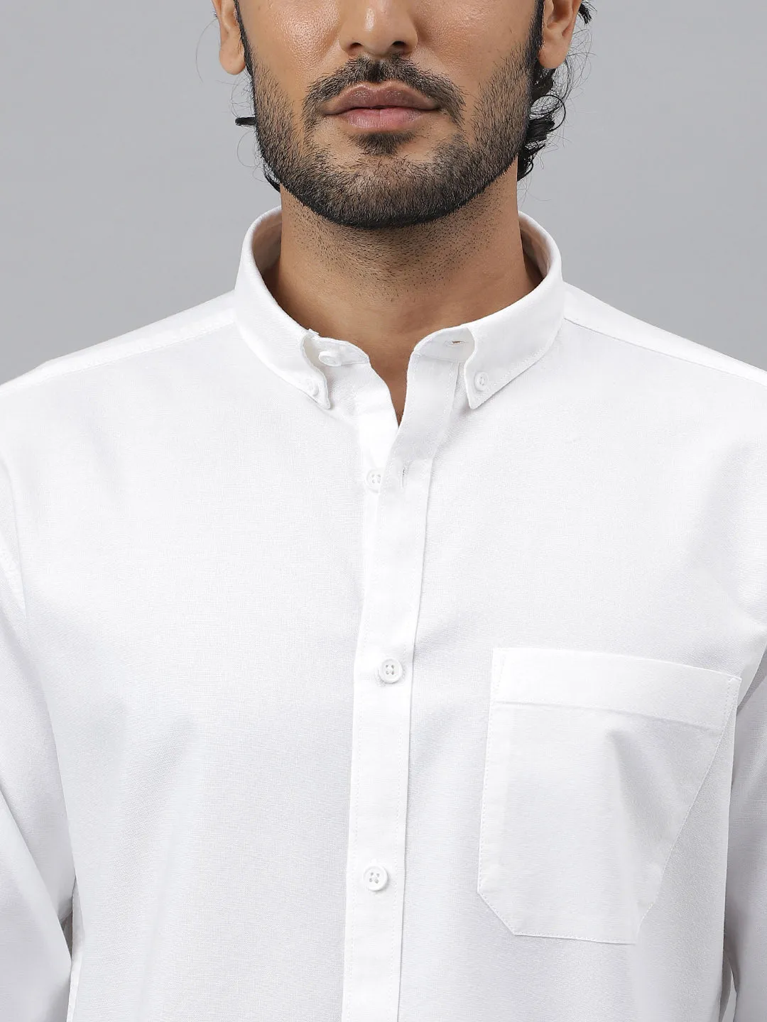 Essential Oxford White Shirt Replay Button down